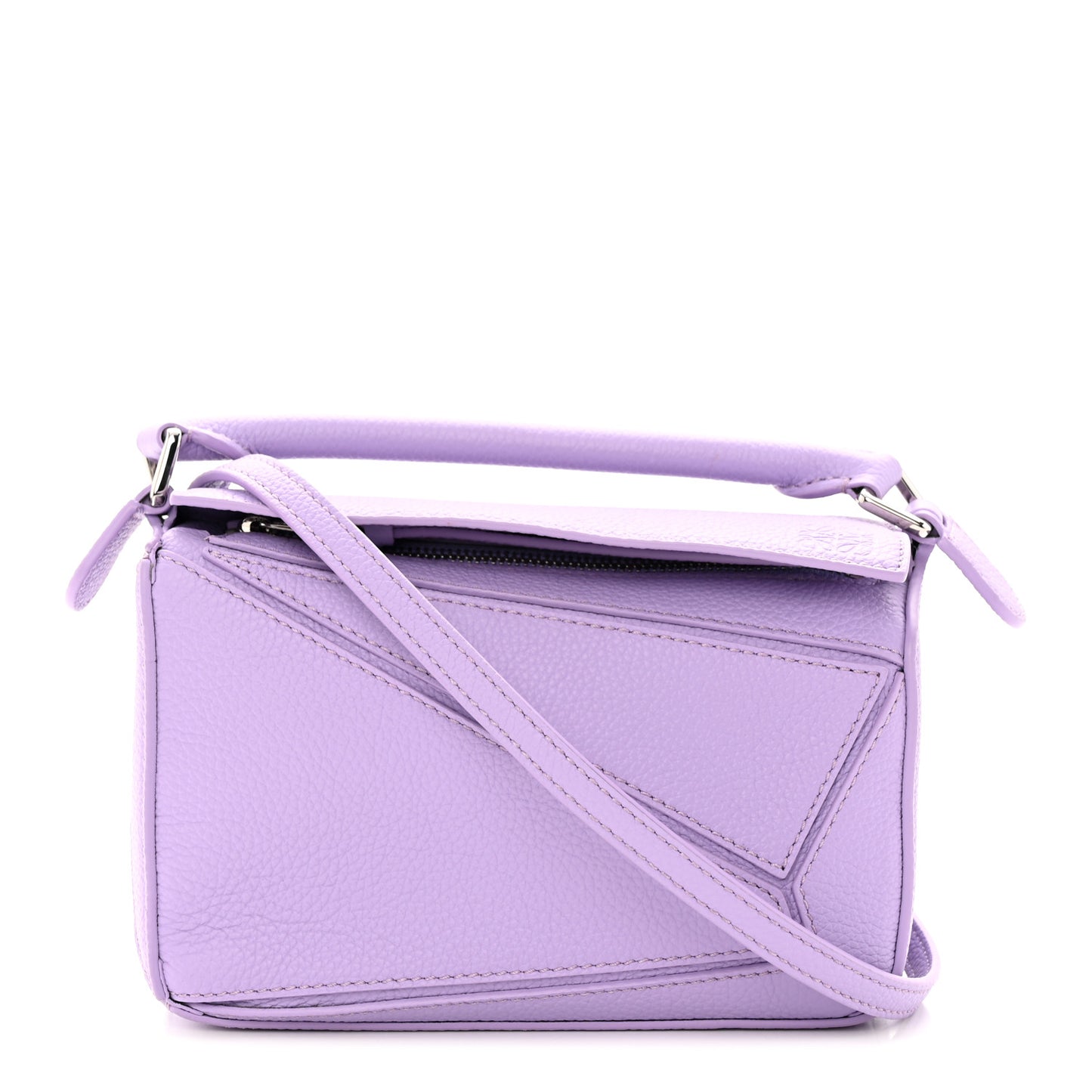 Calfskin Mini Puzzle Bag Light Mauve