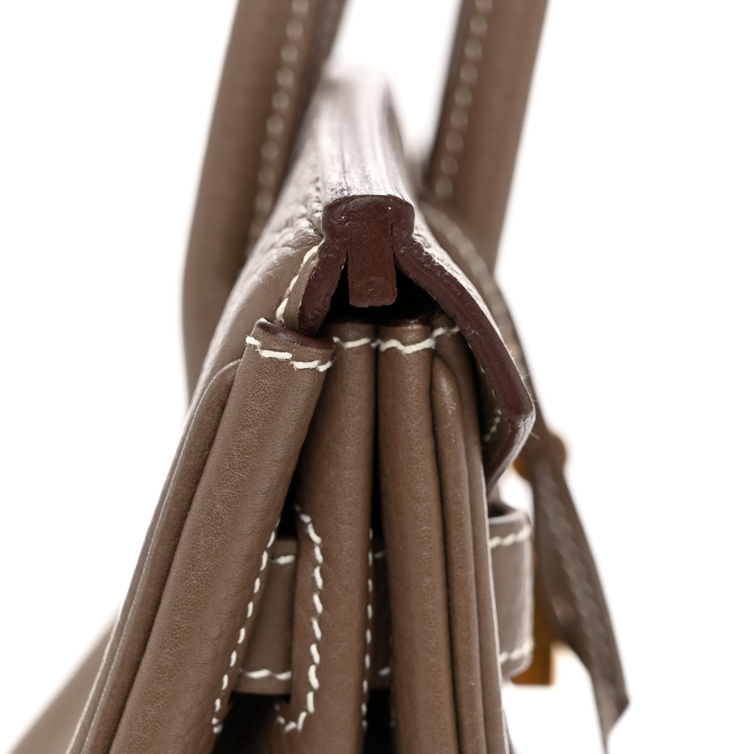 Hermes Taurillon Clemence Birkin 30 Etoupe 11 of 12