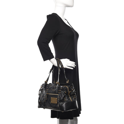 Louis Vuitton Lambskin Riveting Black 2 of 10