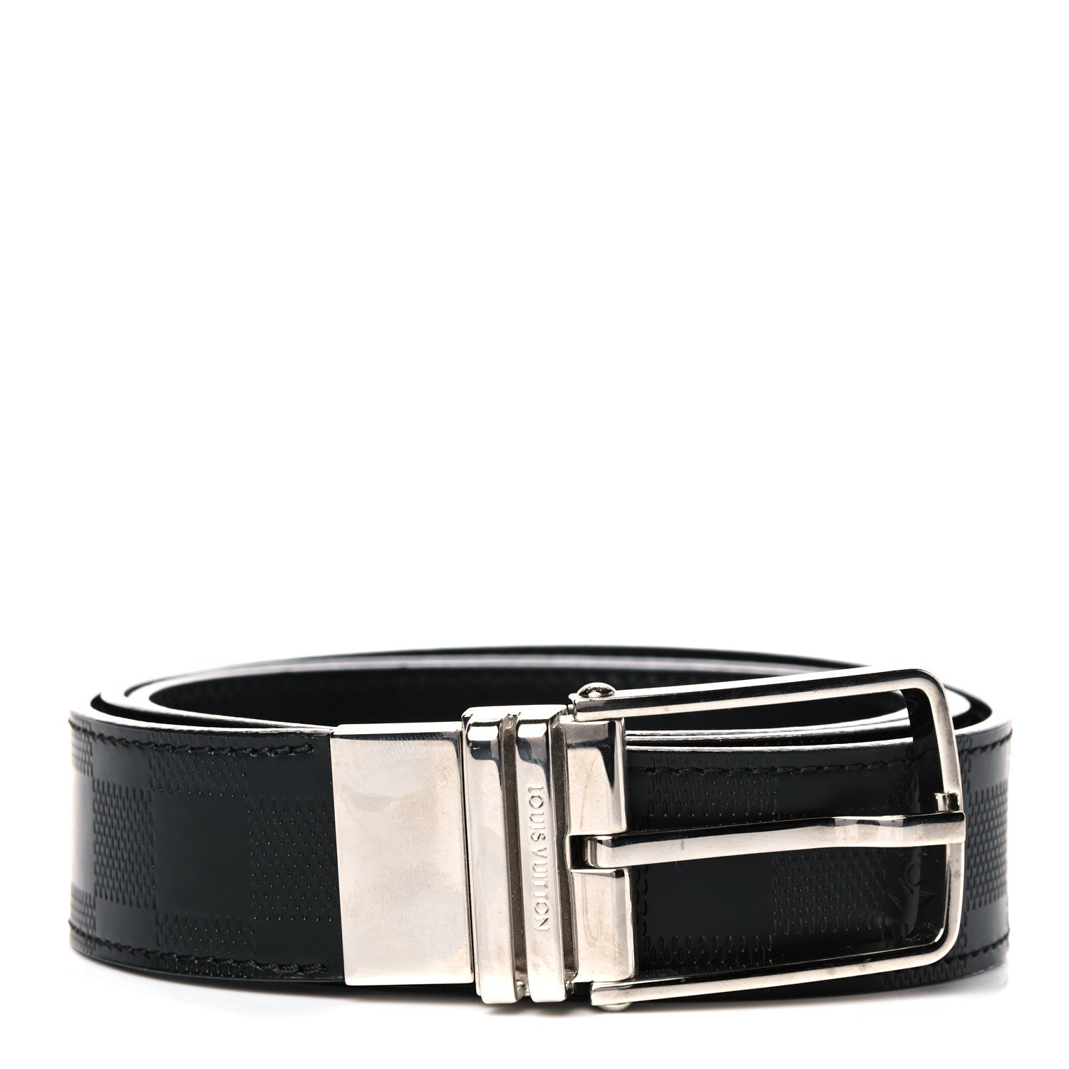 Louis Vuitton Damier Infini Calfskin 35mm Belt 100 40 Black 1 of 5
