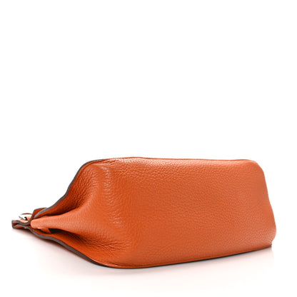 Hermes Taurillon Clemence Jypsiere 28 Orange 4 of 10