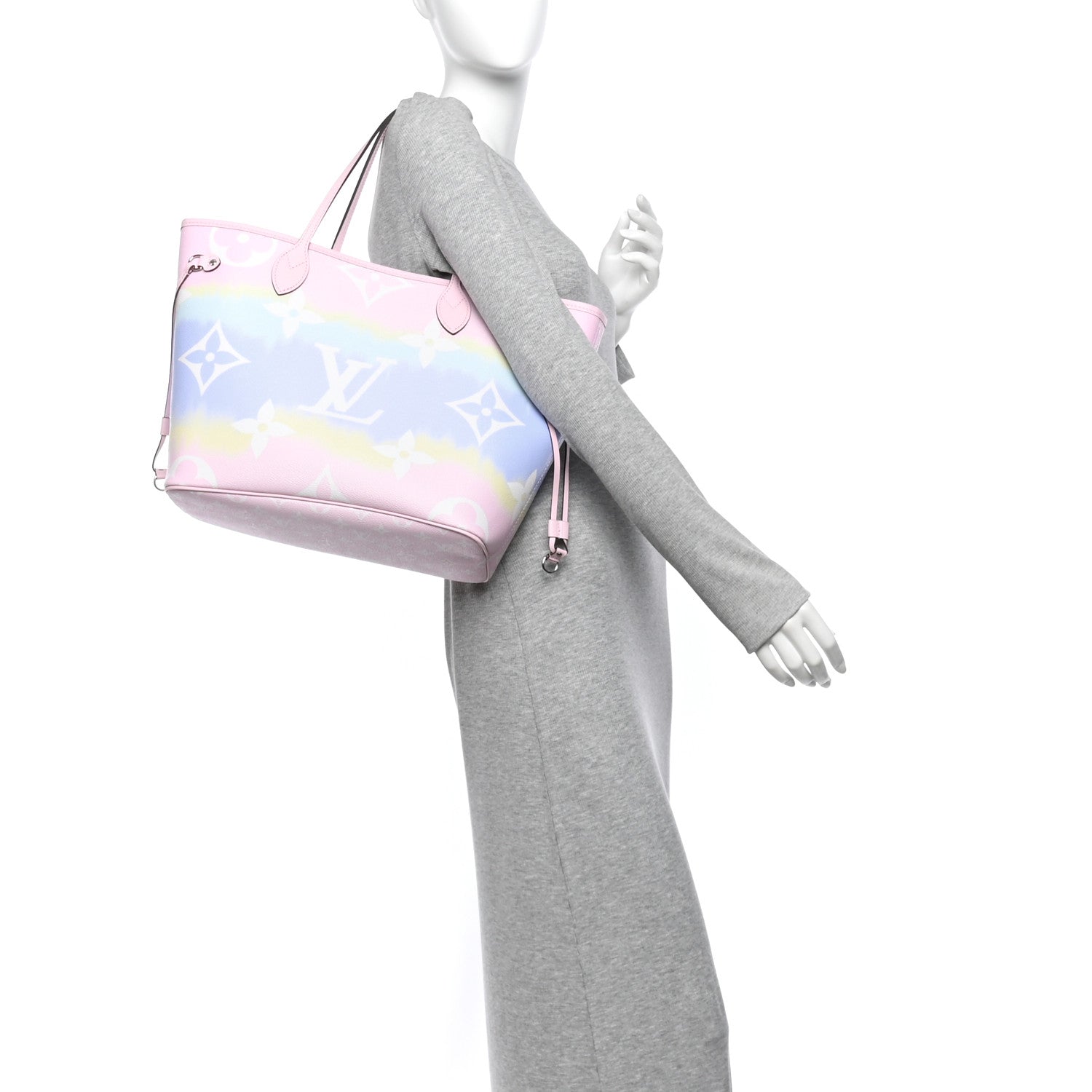 Louis Vuitton Monogram Escale Neverfull MM Pastel 2 of 12