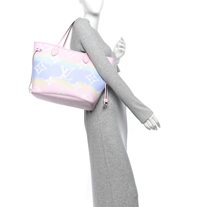 Louis Vuitton Monogram Escale Neverfull MM Pastel 2 of 12