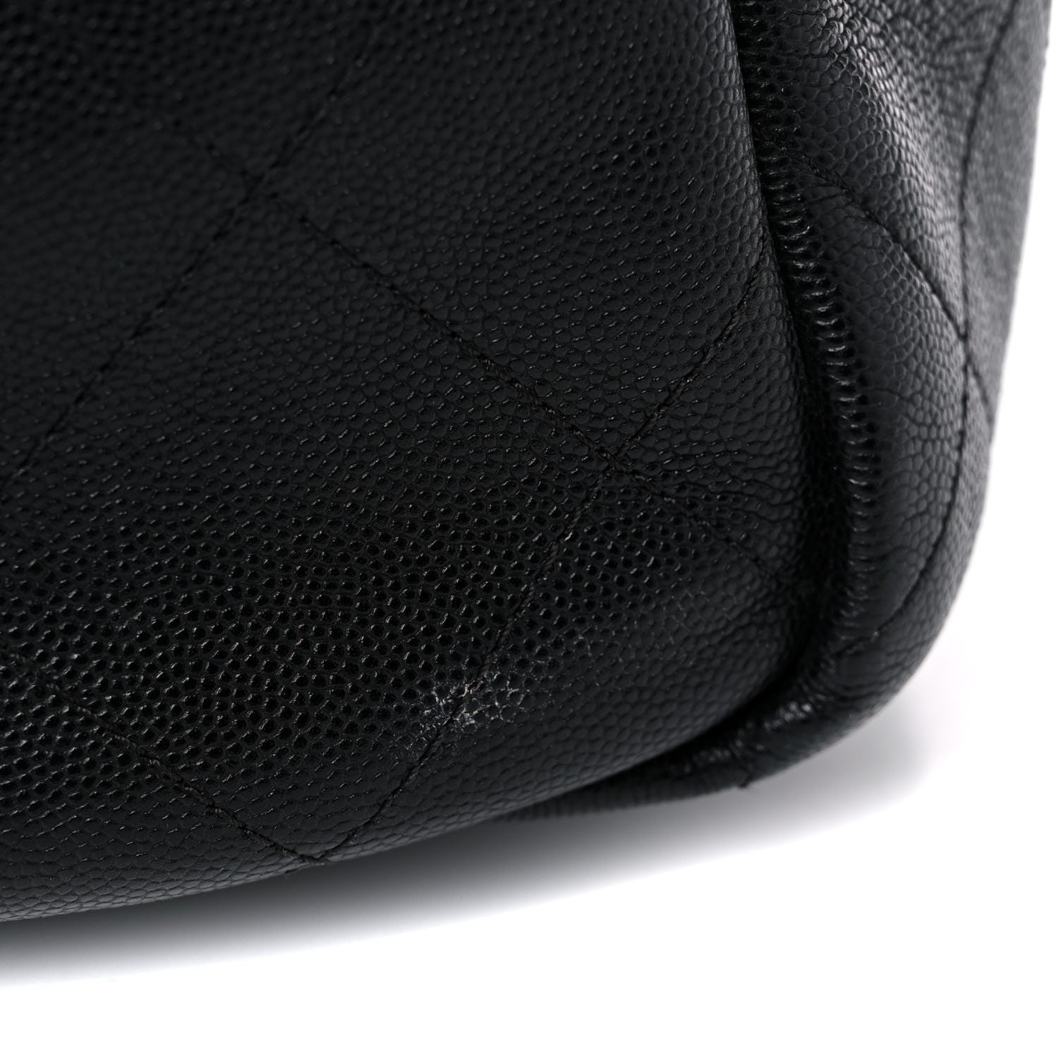 Chanel Caviar Stitched Large Shopping Tote Black 18 of 20