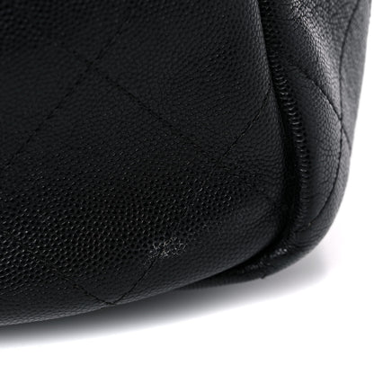 Chanel Caviar Stitched Large Shopping Tote Black 18 of 20