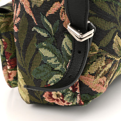 Saint Laurent Canvas Floral Print Festival Backpack Black 10 of 10