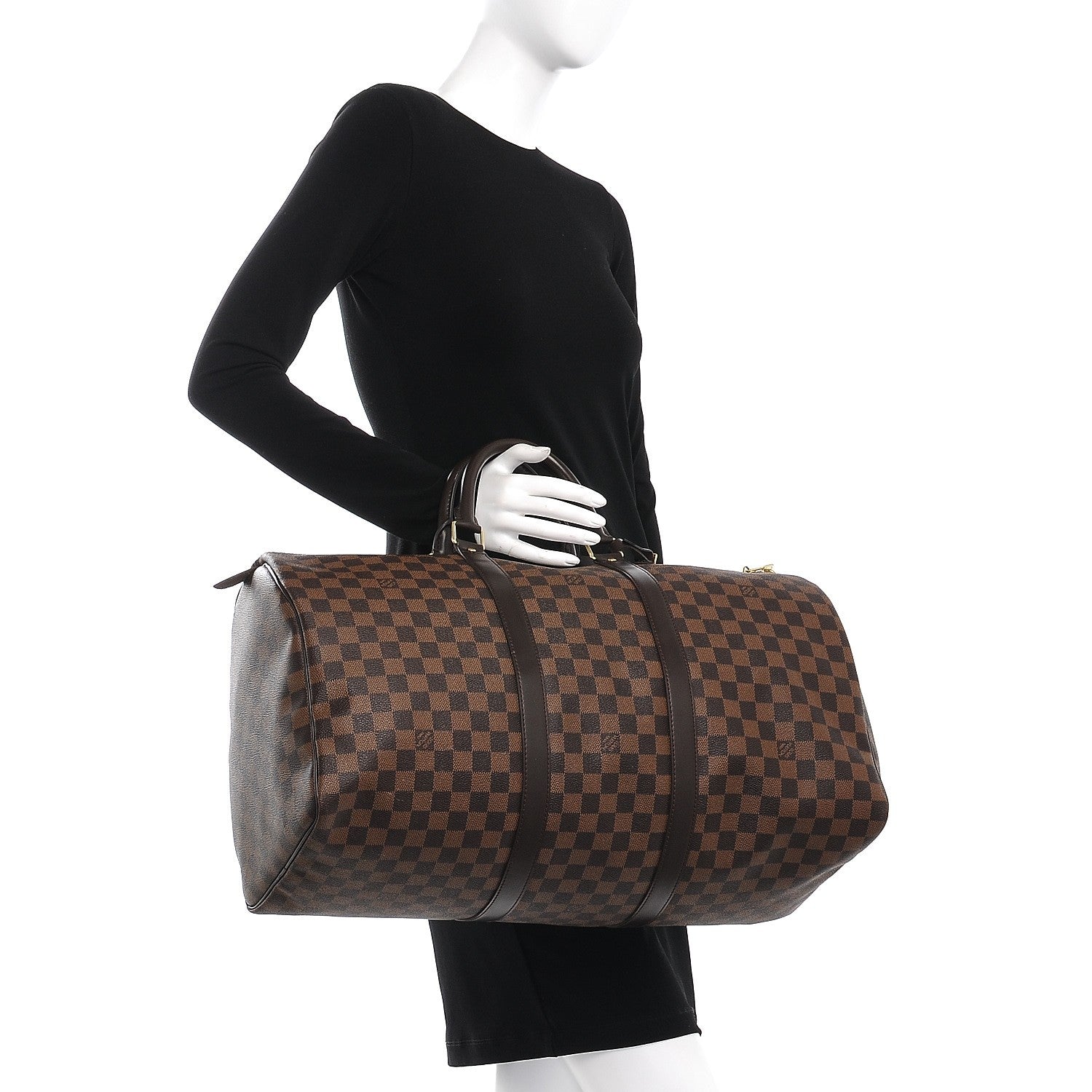 Louis Vuitton Damier Ebene Keepall 50 2 of 8