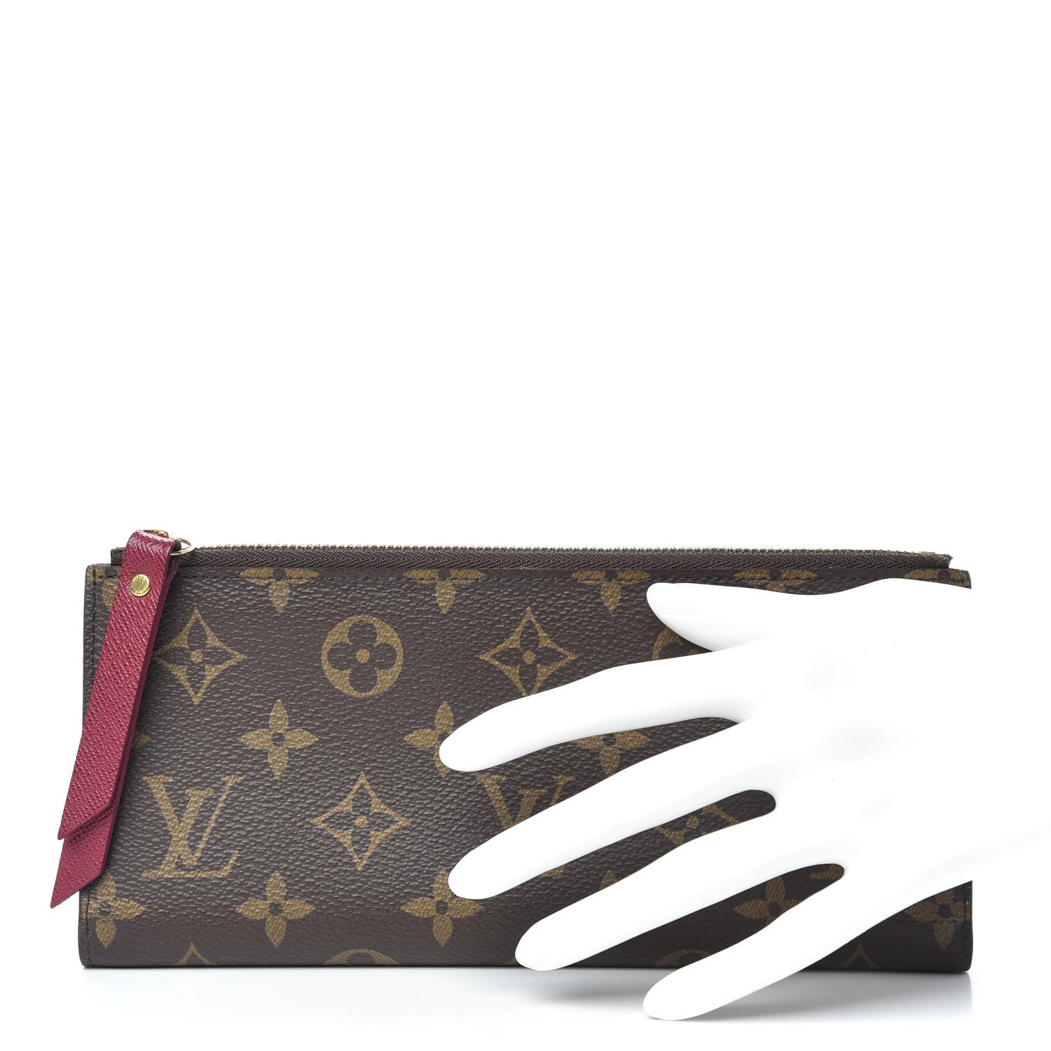 Louis Vuitton Monogram Adele Wallet Fuchsia 2 of 9