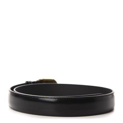 Gucci Calfskin Logo Belt 80 32 Black 2 of 3
