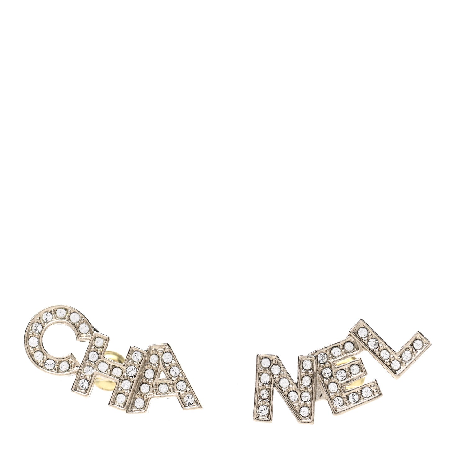 Crystal Pearl Signature Stud Earrings Gold