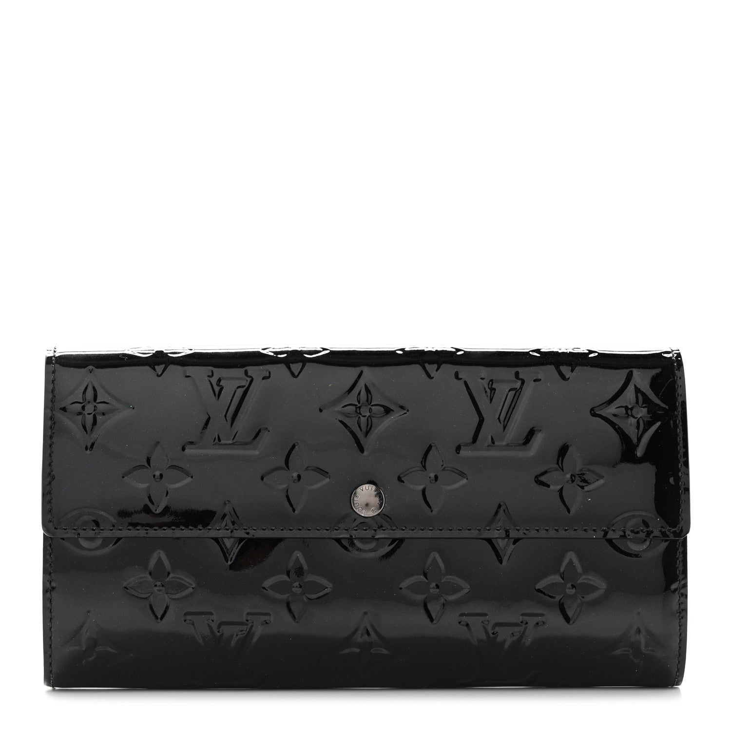 Louis Vuitton Vernis Sarah Wallet Black 1 of 13