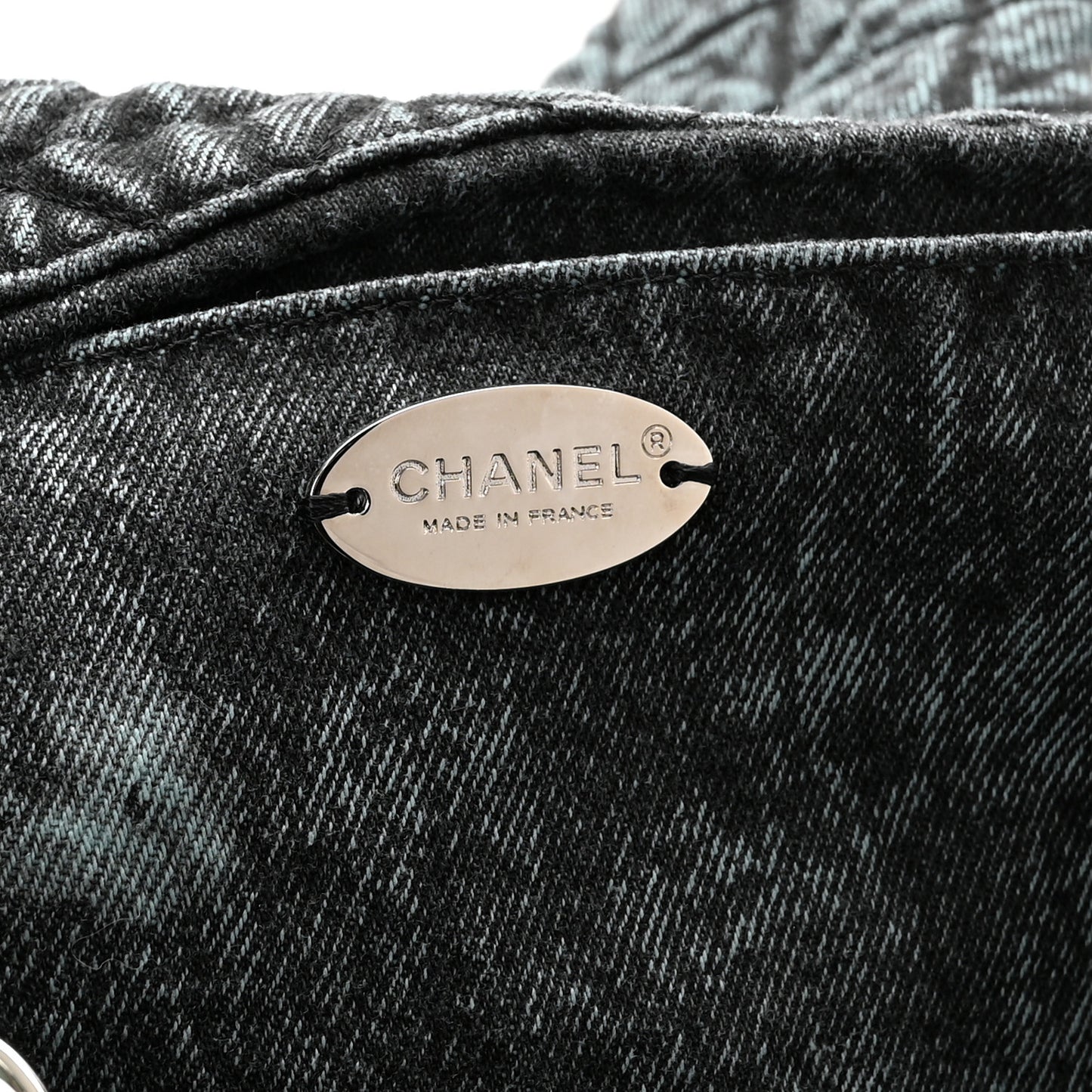 Denim Quilted Denimpression Flap Blue Black
