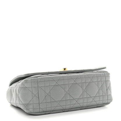 Christian Dior Calfskin Cannage Small Caro Bag Grey 4 of 12