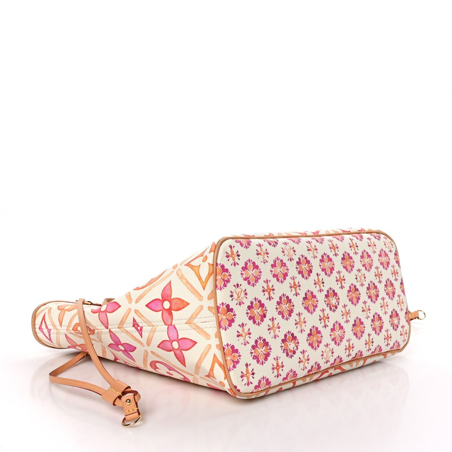 Louis Vuitton Monogram Tiles By The Pool 2.0 Neverfull MM Coral 5 of 10