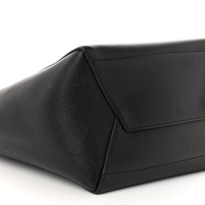 Celine Soft Grained Calfskin Sangle Bucket Bag Black 9 of 14