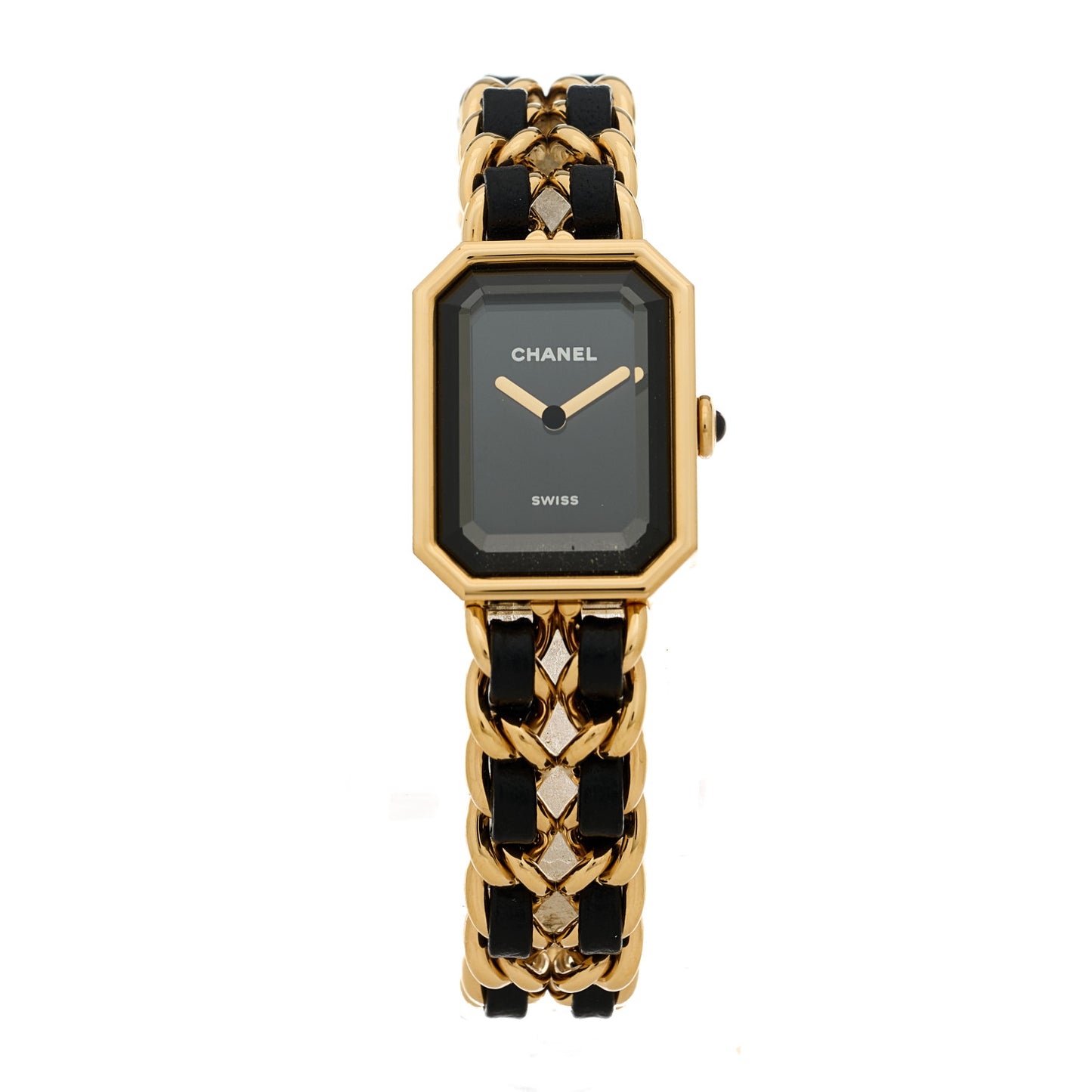 Stainless Steel Lambskin 20mm Chain Premiere Quartz Watch Gold M