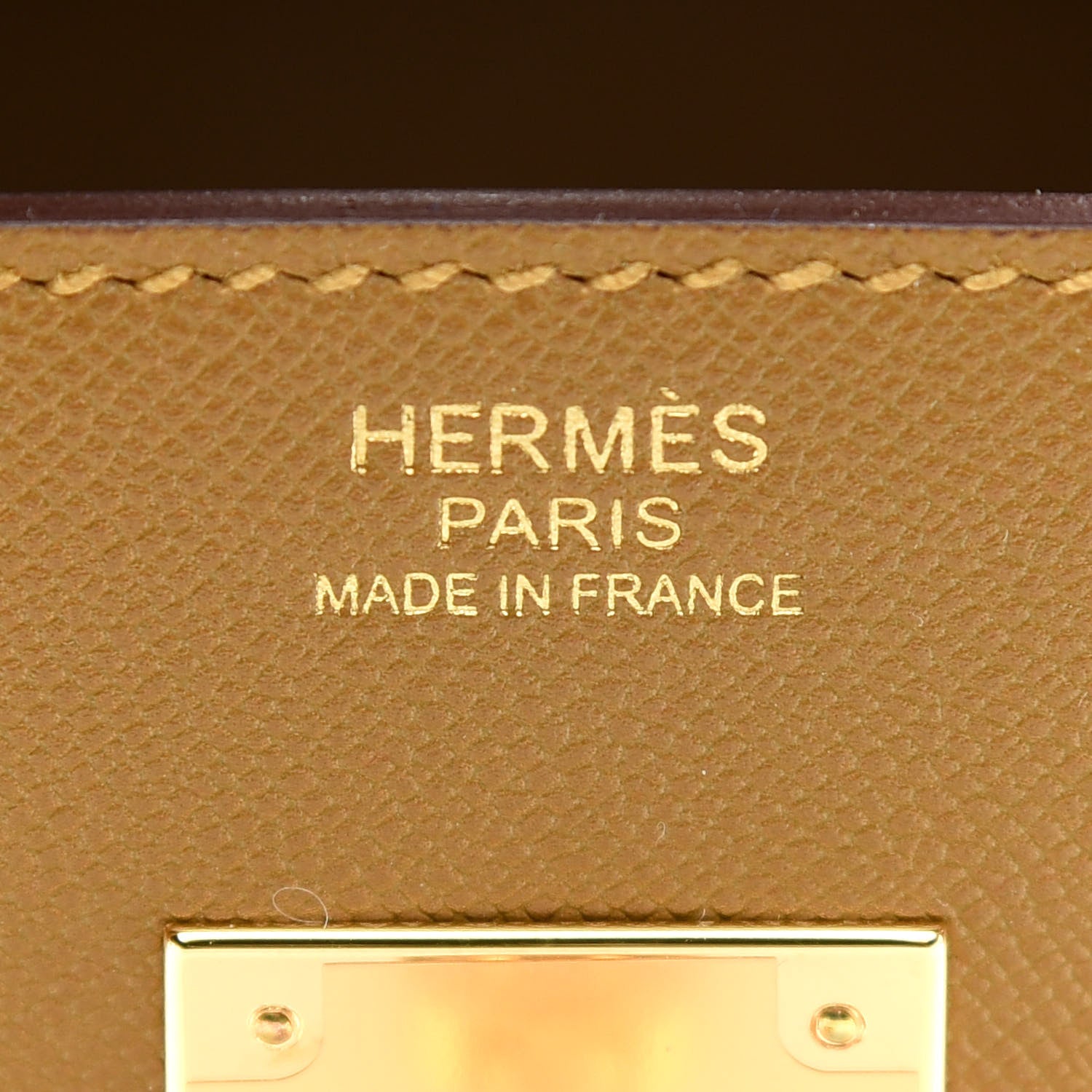 Hermes Madame Calfskin Birkin Sellier 30 Bronze Dore 6 of 11