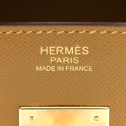 Hermes Madame Calfskin Birkin Sellier 30 Bronze Dore 6 of 11
