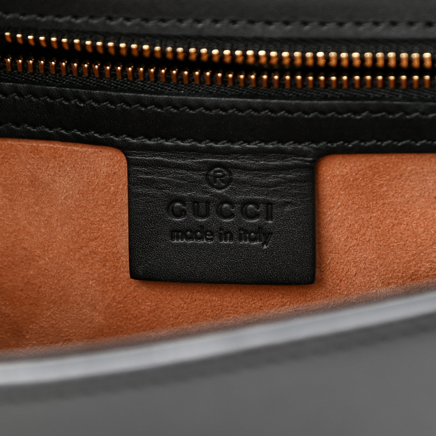Gucci Calfskin Small Sylvie Shoulder Bag Black 6 of 10