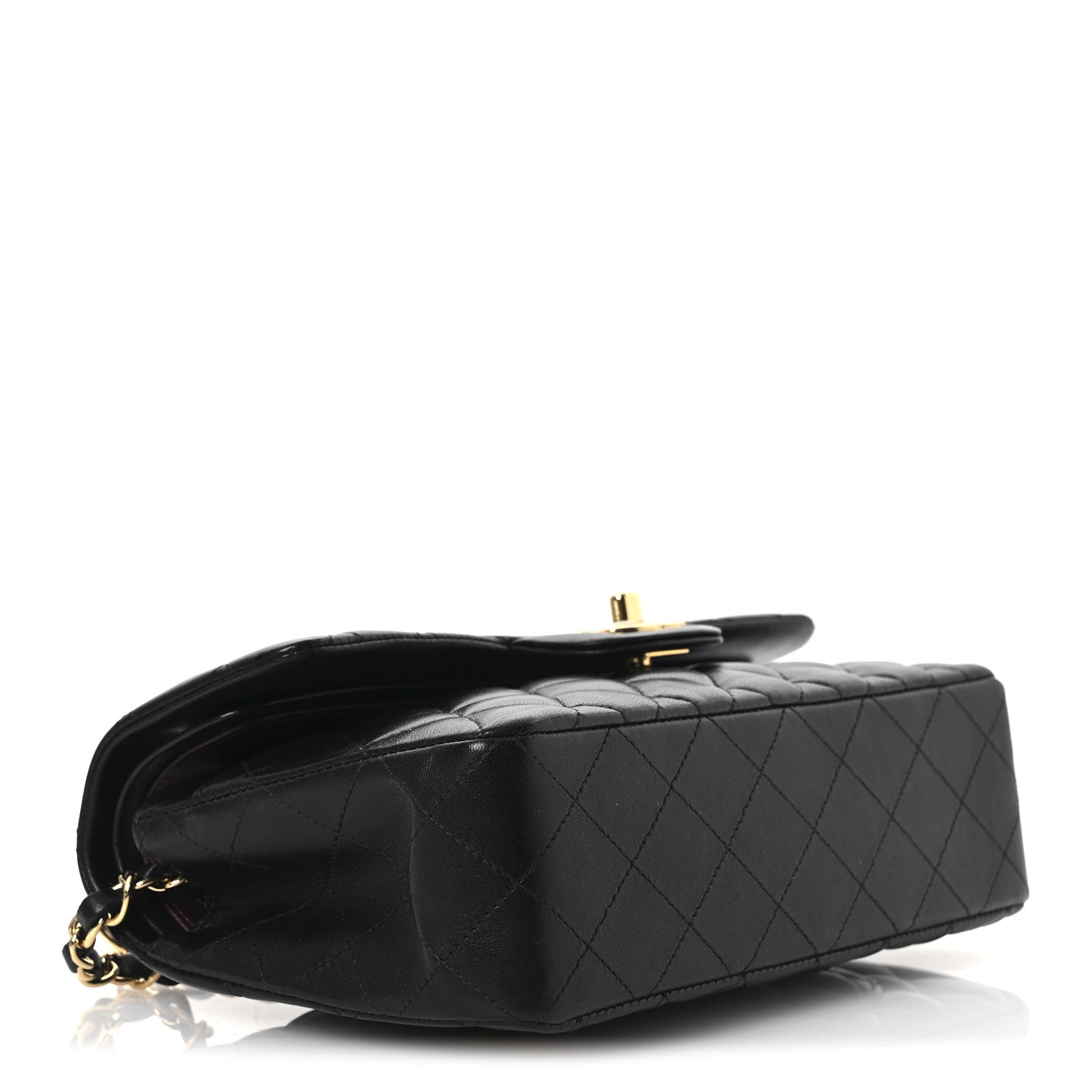 Chanel Lambskin Quilted Small Double Flap Black 4 of 11