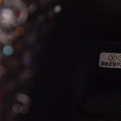 Chanel Tweed Sequin Mini Coco Handle Flap Black 9 of 10