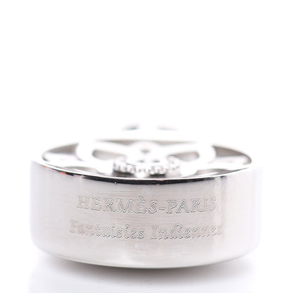 Hermes Palladium Lotus Cadena Lock 3 of 4