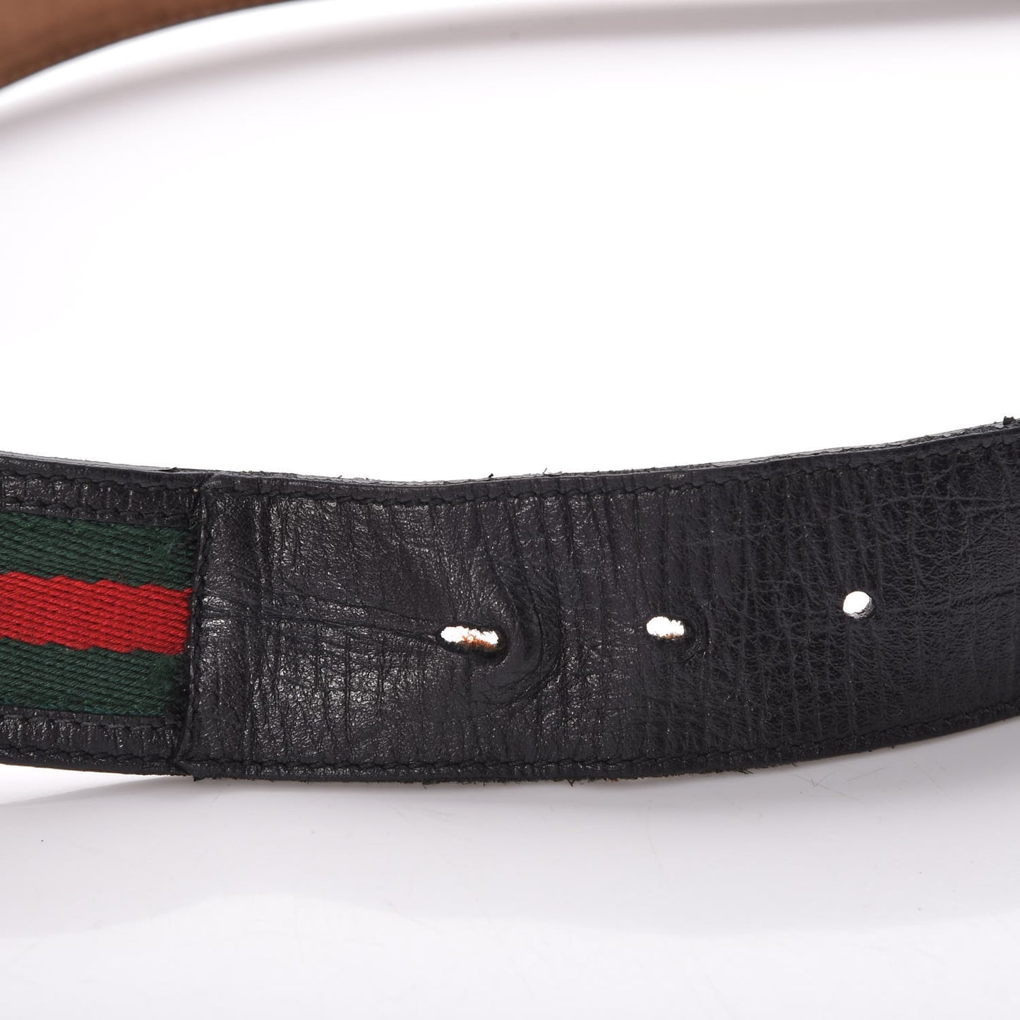 Calfskin Web Interlocking G Belt 105 42 Black
