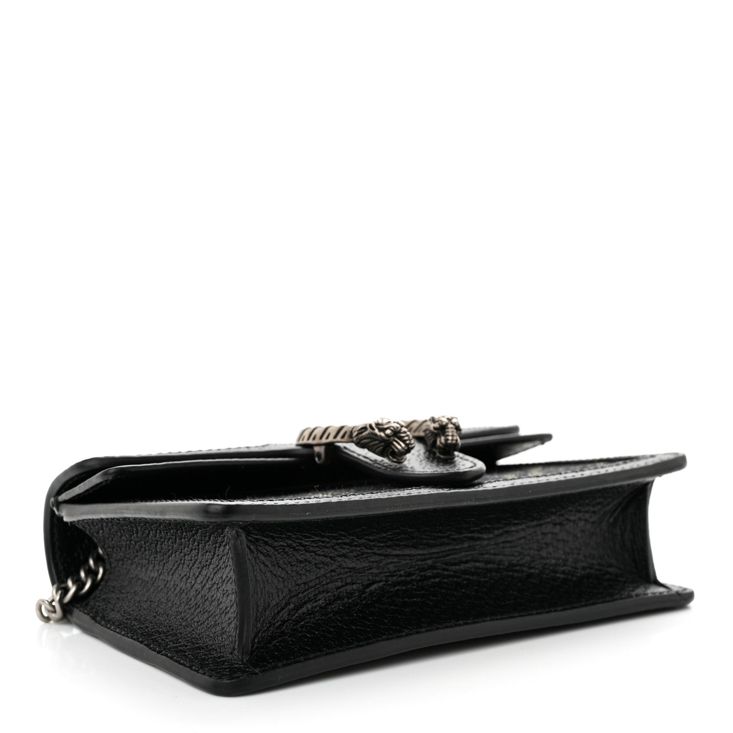 Gucci Jacquard Black Denim GG Monogram Super Mini Dionysus Shoulder Bag Black Ivory 4 of 10