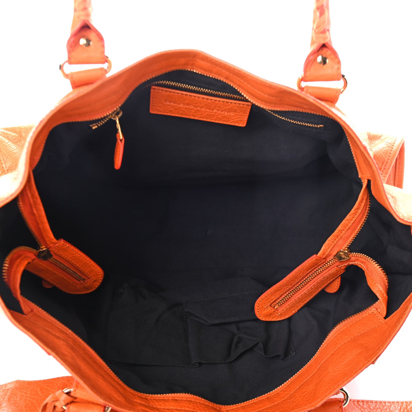 Agneau Giant 12 Gold Hardware Part Time Tangerine