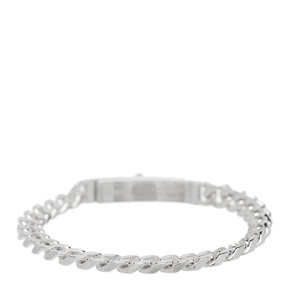 Hermes Sterling Silver TPM Kelly Gourmette Bracelet ST 2 of 4