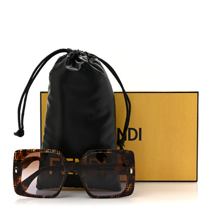 Fendi Acetate Fendi Bold Sunglasses FE40036U Havana Black 7 of 7