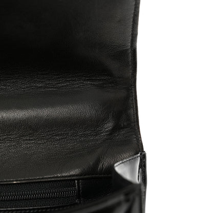 Chanel Patent Quilted Briefcase Laptop Bag Black 11 of 16