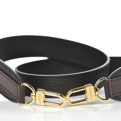 Louis Vuitton Calfskin Jersey Shoulder Strap Black 3 of 3