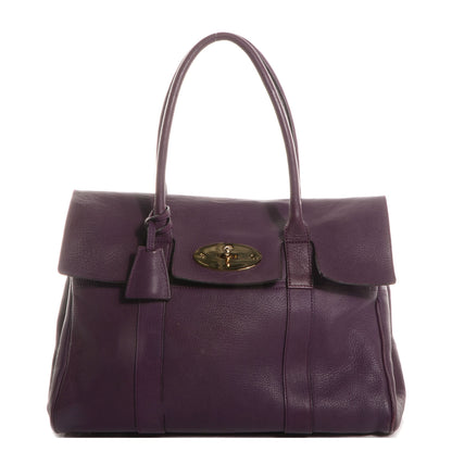 Mulberry Natural Leather Bayswater Aubergine 1 of 10