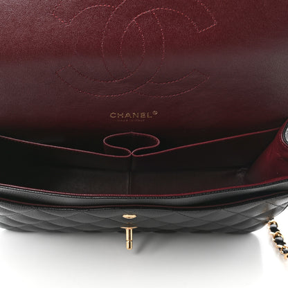Chanel Caviar Quilted Jumbo Double Flap Black 5 of 9