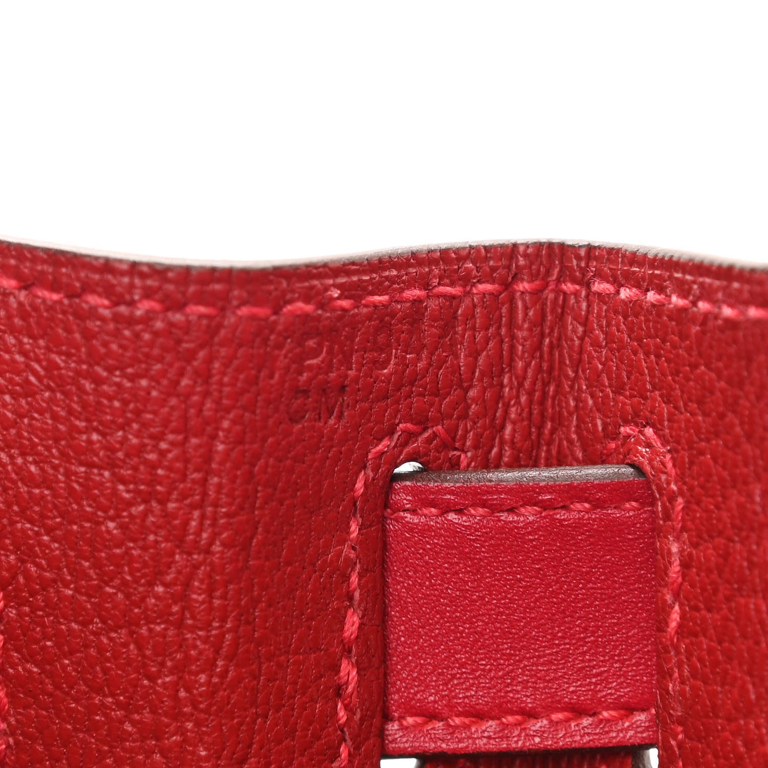 Hermes Tadelakt Kelly Sellier 28 Rouge Vif 7 of 11