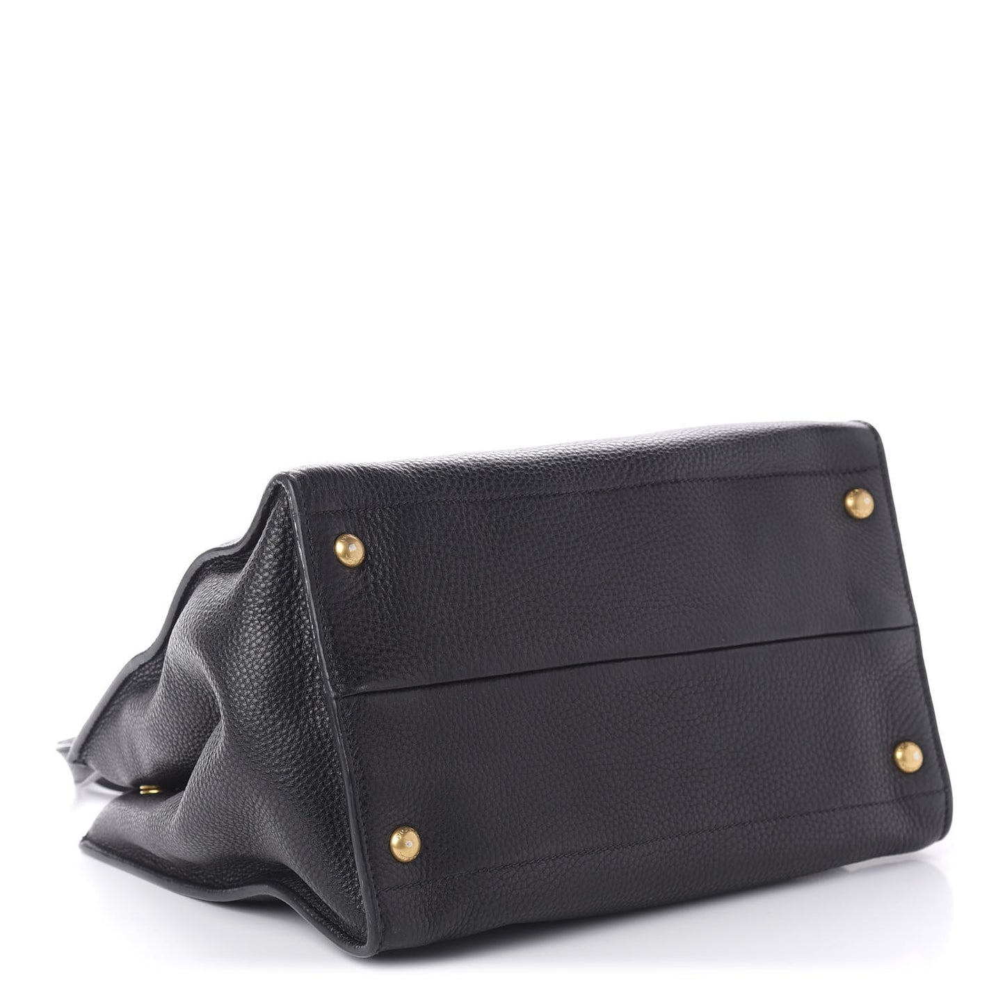 Vitello Daino Tote Black