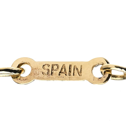 Tiffany 18K Yellow Gold 16mm Elsa Peretti Open Heart Pendant Necklace 5 of 7