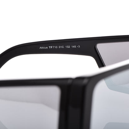 Tom Ford Square Atticus Sunglasses TF710 Black Smoke 6 of 8