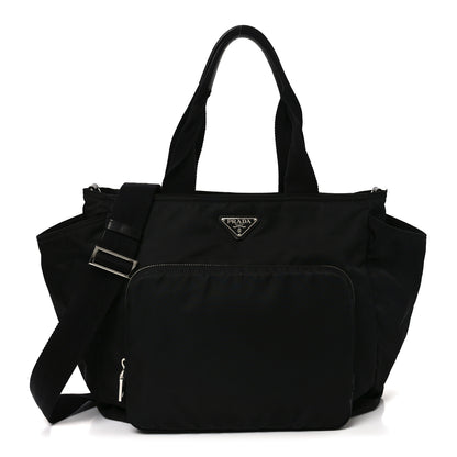Prada Nylon Vela Baby Bag Black 1 of 9