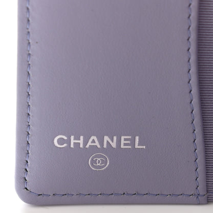 Chanel Caviar Quilted Classic 4 Key Holder Wallet Light Purple 7 of 10