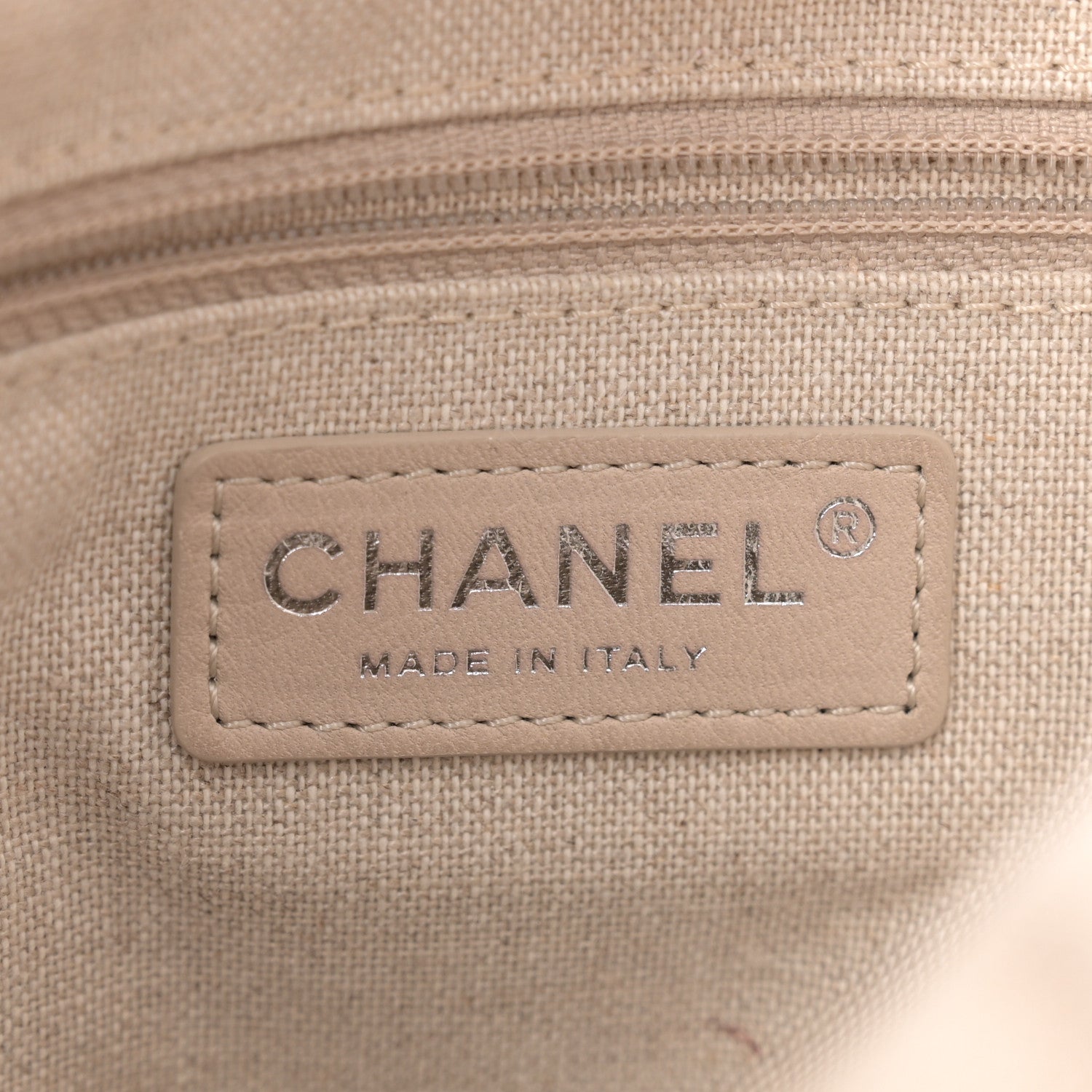 Chanel Mixed Fibers Small Deauville Tote Beige 7 of 13