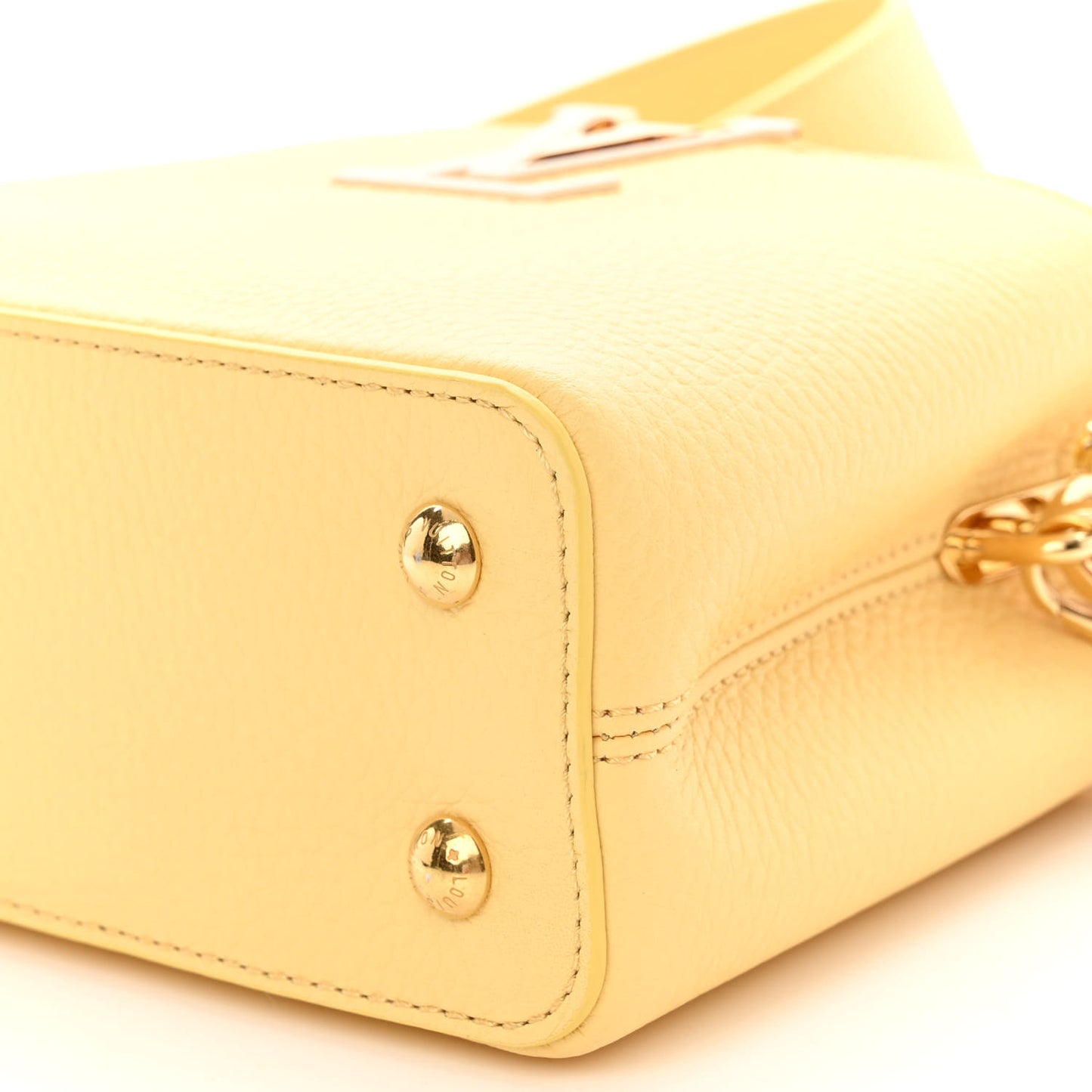 Taurillon Mini Capucines Jaune Plume