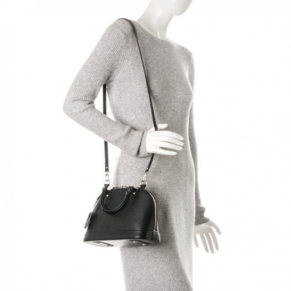 Louis Vuitton Epi Alma BB Black 2 of 7