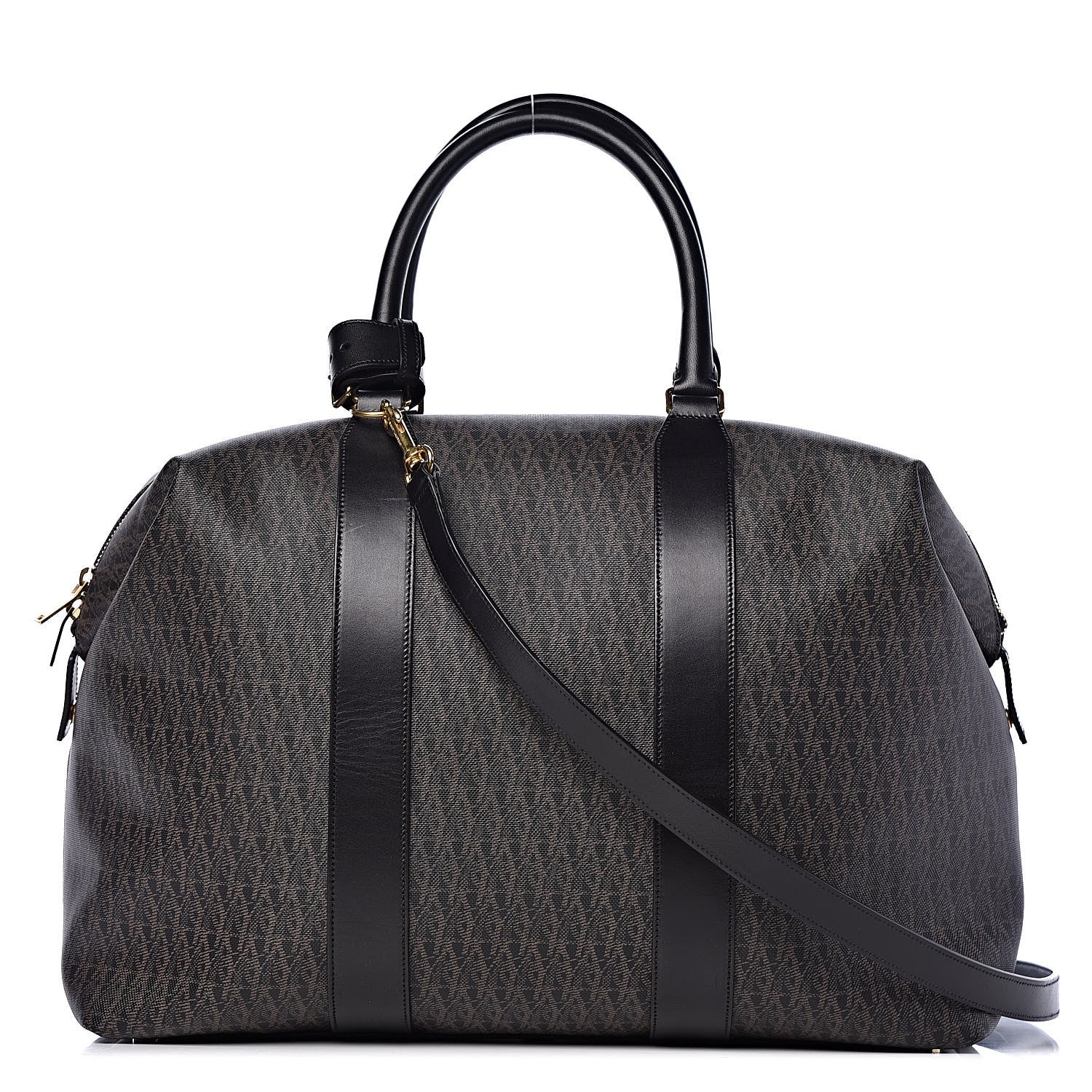 Saint Laurent Toile Classic Monogram Hold-All Duffle Black 1 of 12