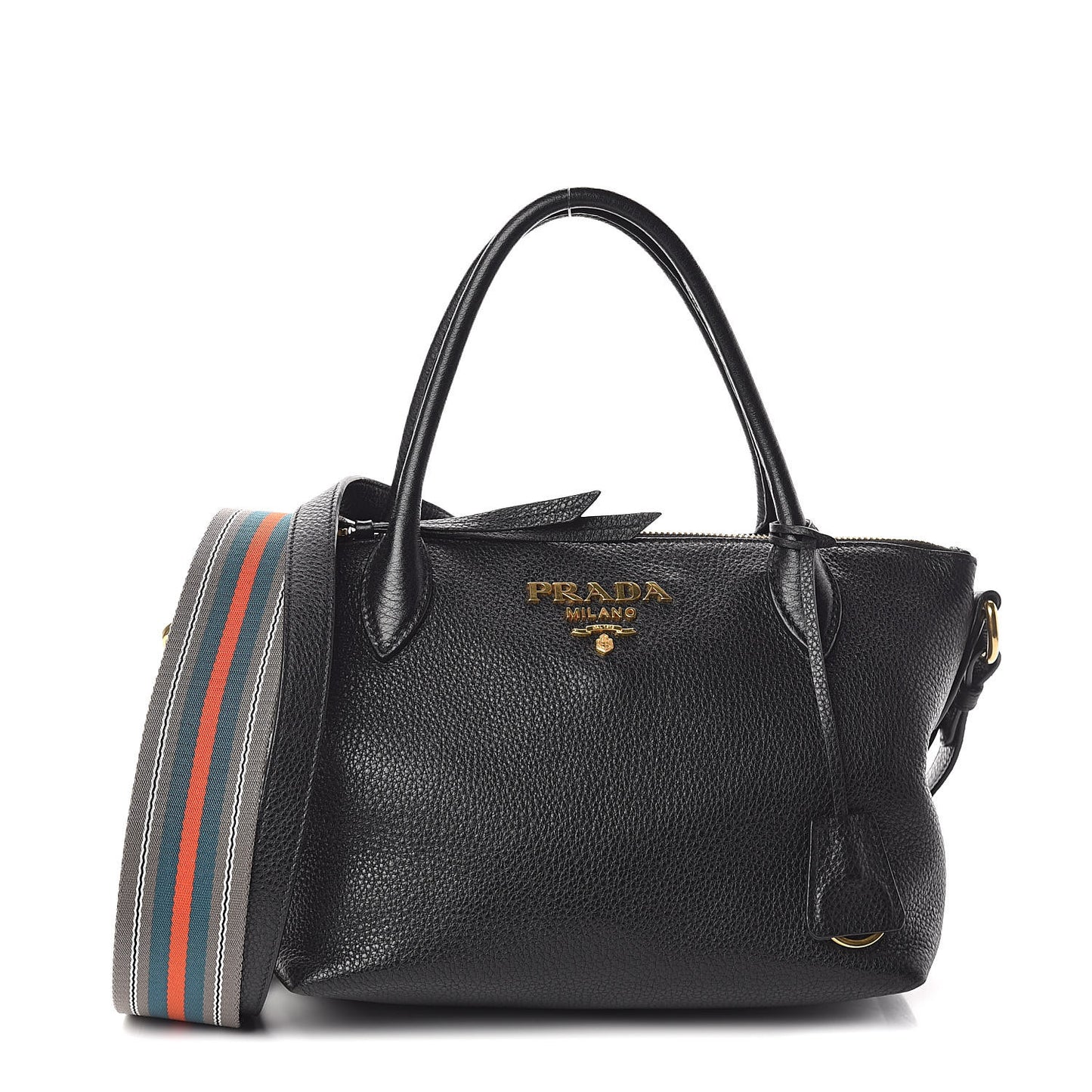 Vitello Daino Tote Black