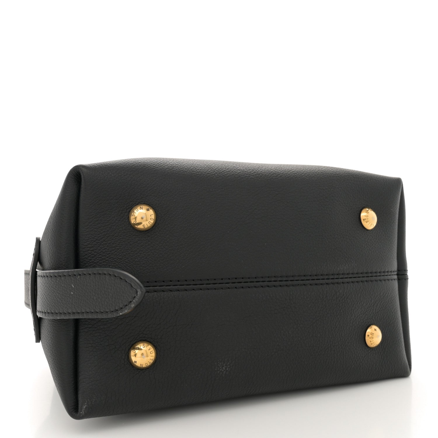 Louis Vuitton Grained Calfskin Low Key Hobo PM Black 5 of 11