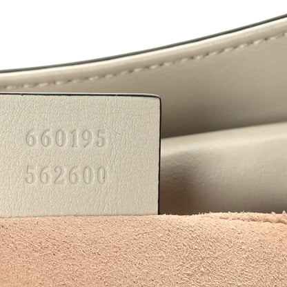 Gucci Wonka Grain Calfskin Small Diana Tote Bag Mystic White Orange Fluo 7 of 13