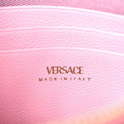 Versace Grained Calfskin La Medusa Pouch Pink 6 of 9