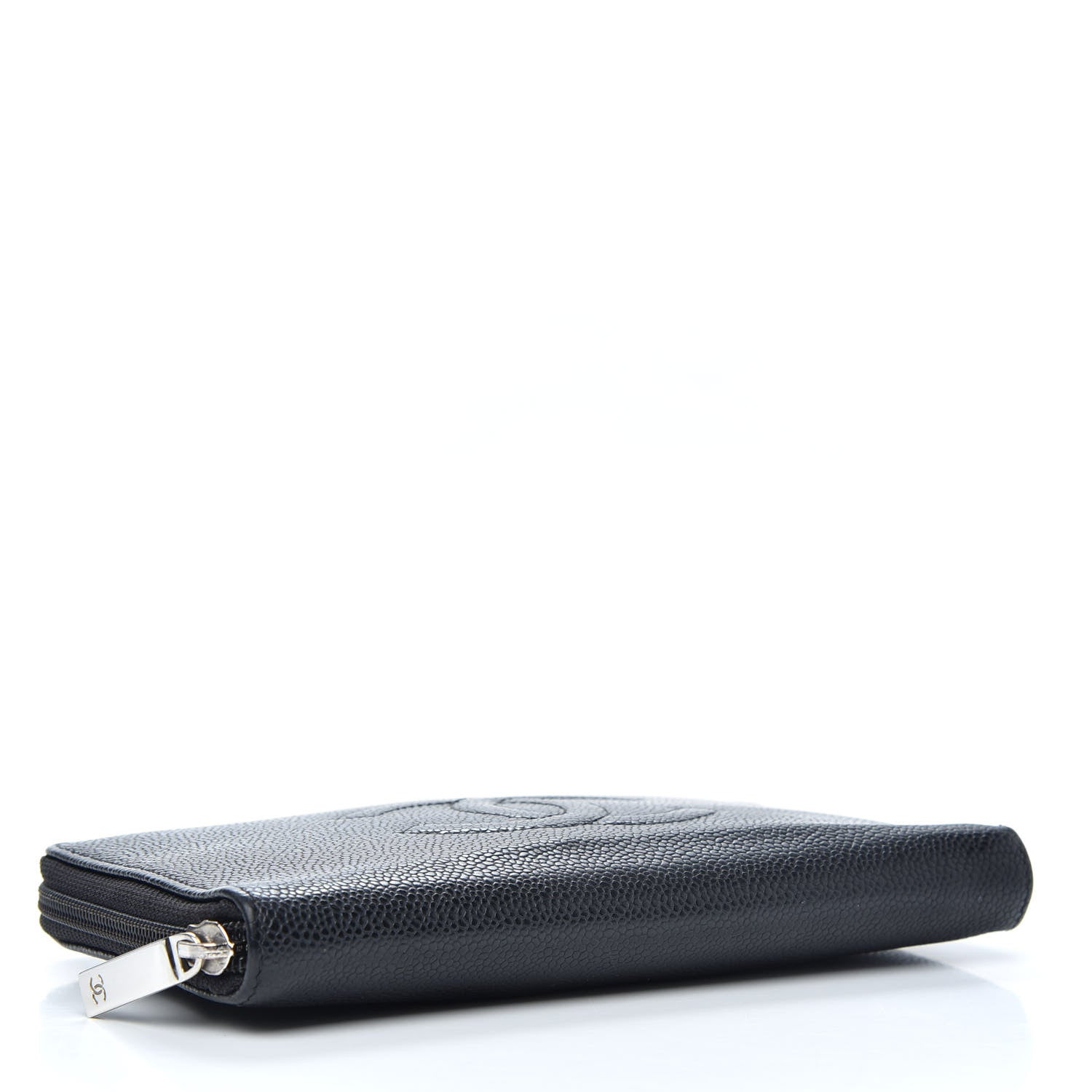 Chanel Caviar Timeless Travel Zip Wallet Black 4 of 6